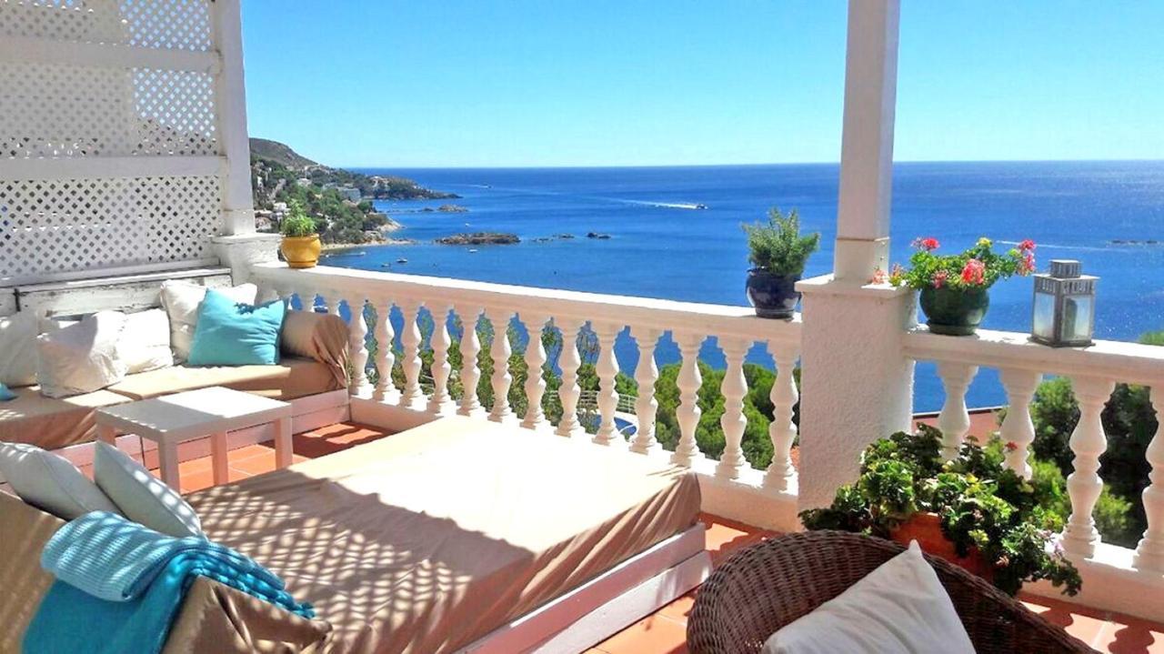 Amazing Seaview Apartment With Terrace & Parking - Casa Artevida Roses Buitenkant foto